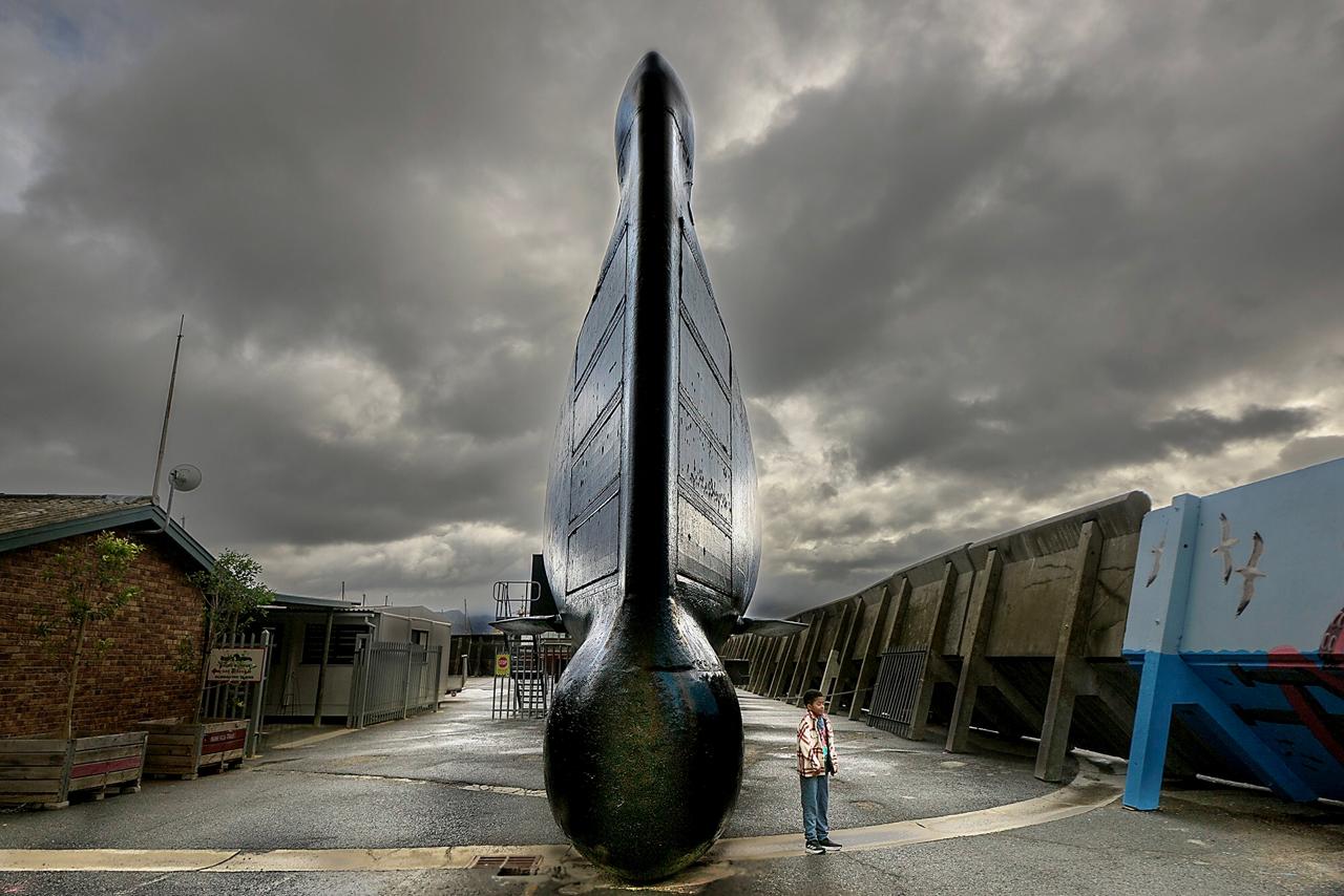Historic submarine on display
